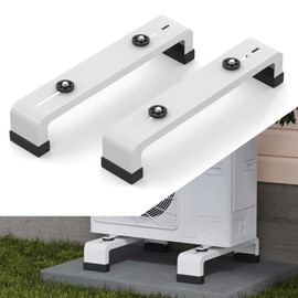 Pearwow Ground Stand for Mini Split Air Conditioners 9,000-24,000 BTU, Air Conditioner Bracket for Outdoor AC Unit,AC Support Bracket Stand Base for Mini Split Heat Pump Systems,Support Up to 264lbs