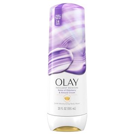 OLAY, Jabón Líquido Corporal, Hidratación con Vitamina B3, Notas de Sauco y Crema de Almendras, 591 ml