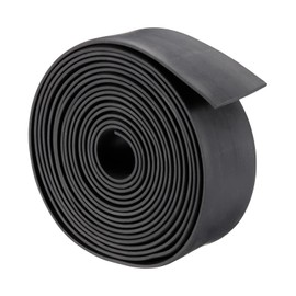 sourcing map Neoprene Rubber Sheet Rolls 3mm(T) x45mm(W) x2m(L), Solid Rubber Strips for DIY Gasket, Sealing Padding, Reduce Vibration Mat