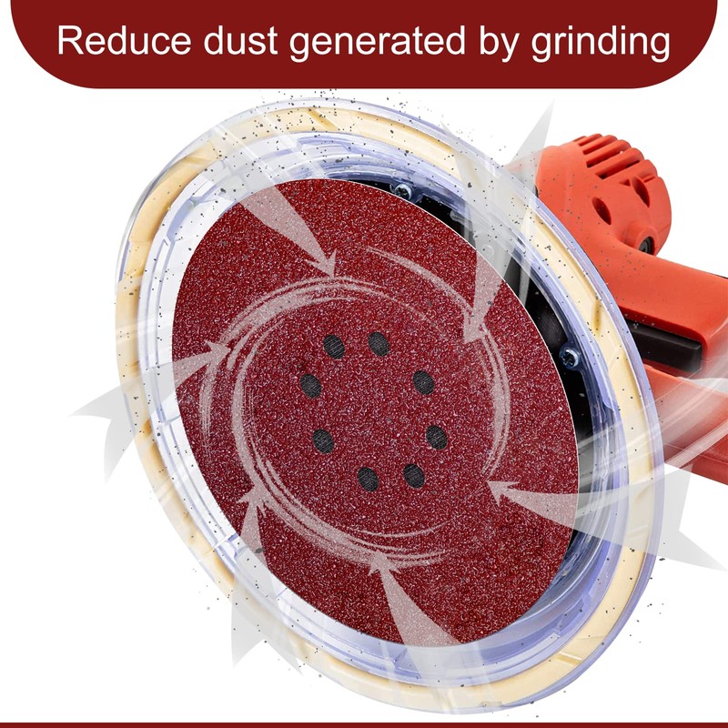 9 inch Sanding Discs 40 Grit 8 Holes Hook and