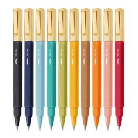 Mr. Pen- Aesthetic Pens, 10 Pack, Vintage Color Ink, Fast Dry, No Smear Bible Pens No Bleed Through, 0.7mm Fine Point Pen, Ballpoint Pens Ballpoint, Fine Tip Pens for Note Taking, Pens Aesthetic