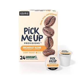 Staples Pick Me Up Provisions Breakfast Blend Coffee K-Cup Pods, Light Roast, 24/Box