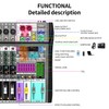 CT6-799 dj mixer Professional audio mixer 6 Channel with MP3