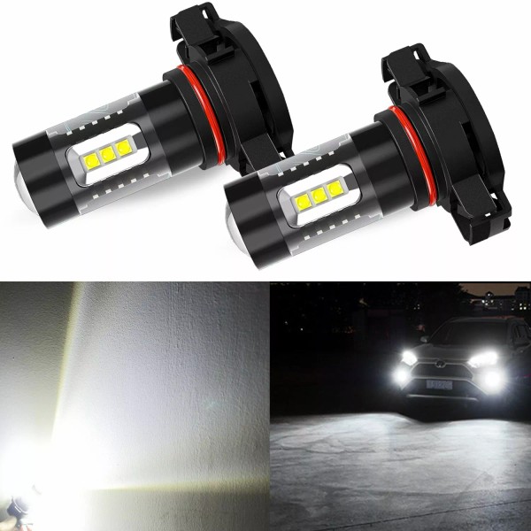 JDM ASTAR 2x 80W H16 5202 5201 6000K Super White