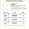 Wolkemer Oval Tablecloth 52 x 70 Inch Washable Fabric Table