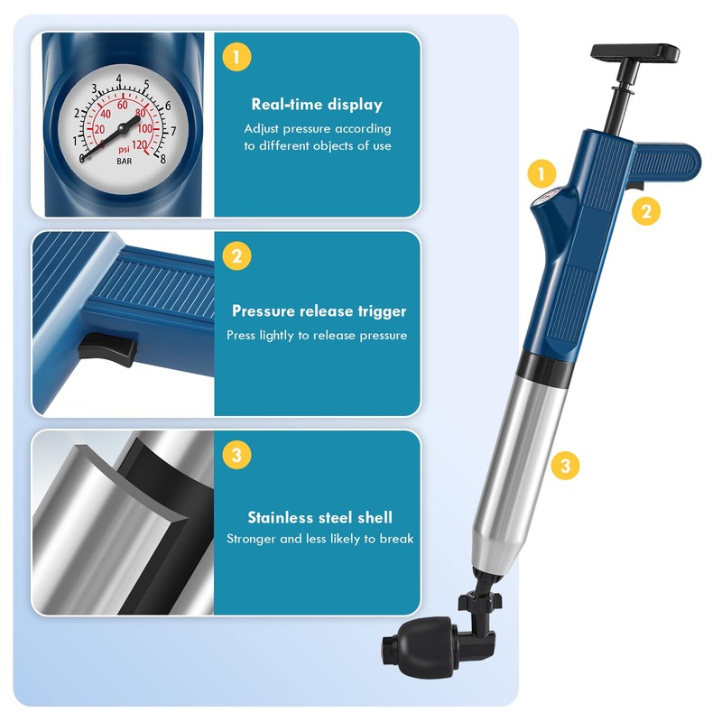 deaunbr Toilet Plunger