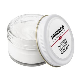Tarrago Natural Leather Cream - 50ml Jar - Nourishing, Waterproofing, and Cleansing for Smooth and Oiled Leather Breathable Formula