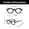 LJCZKA Blue Light Filter Glasses Men's Glasses Without Prescription Blue