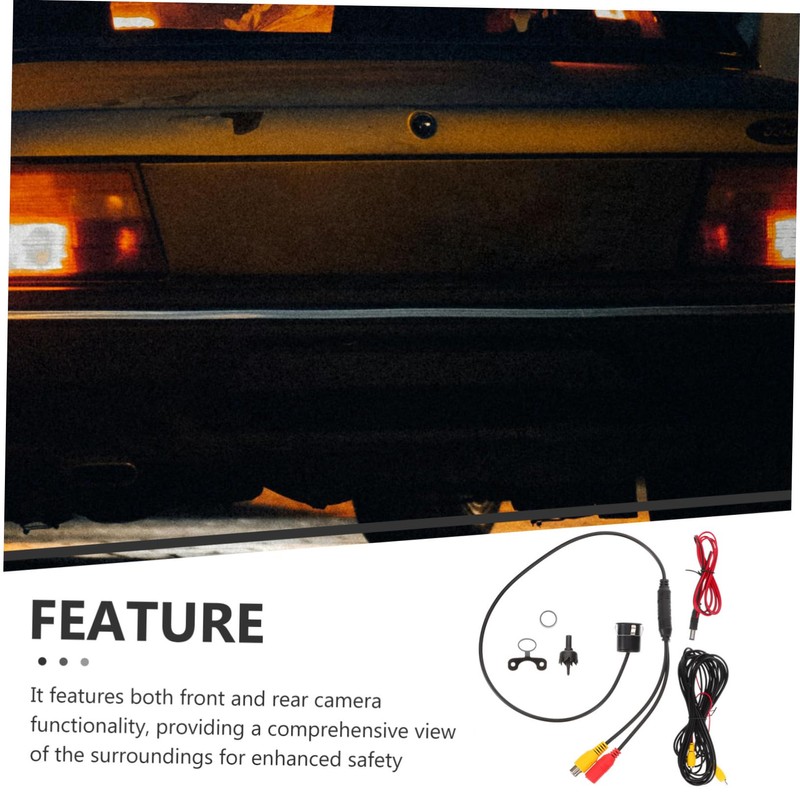 Operitacx -in-one Car Backup Camera Universal Rearview Camera Easy Diy