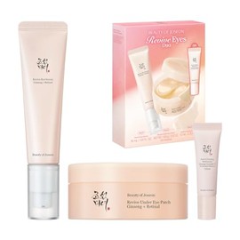 Beauty of Joseon Revive Ritual Eye Duo con crema hidratante de retinol para regalo | Cuidado diario coreano de la piel para tener más firmeza debajo de los ojos, crema de ojos coreana visiblemente