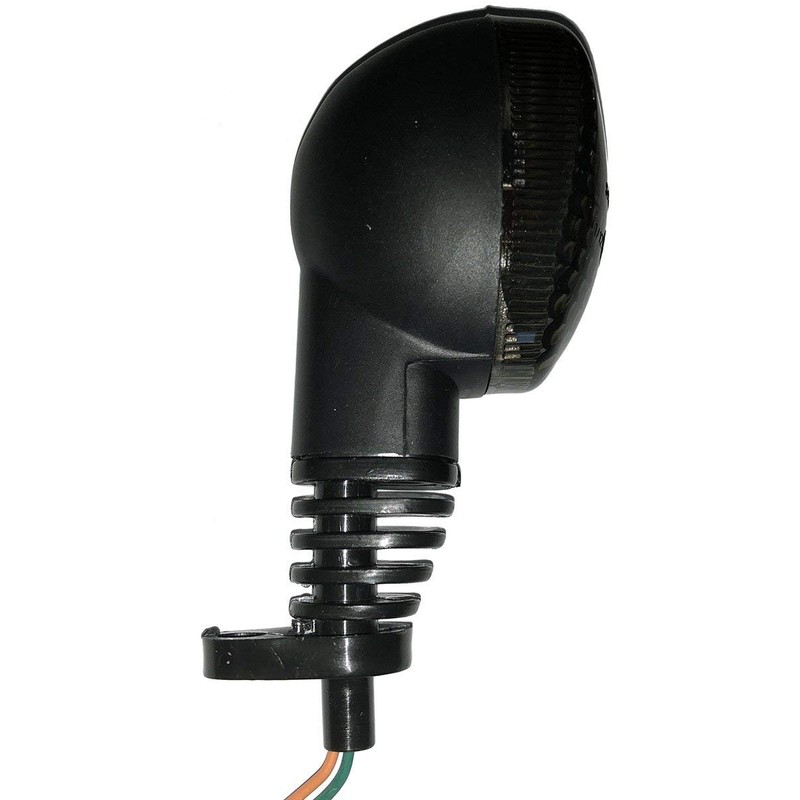 MotorToGo Front Turn Signals Assembly with SMOKE Lens Compatible for