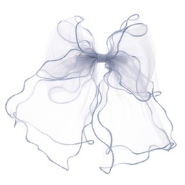 FRCOLOR Bow Hair Clip with Spring Design Elegant Headdress for Girls and Women for Parties and Festivals Durable and Comfortable Hair Accessory Blue Color