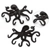 ChasBete Octopus Coat Hooks for Wall, Rustic Cast Iron Key