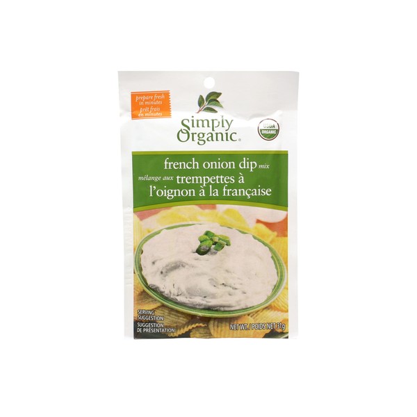 Simply Organic French Onion Dip Mix, Certified Organic - 31g Packet
