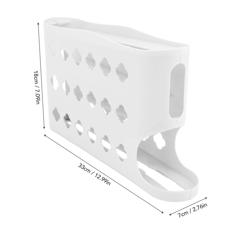 4 Tiers Egg Holder for Fridge, 30 Eggs Refrigerator Egg