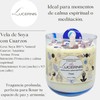 Lucernis Vela Aromática de Soya con Cuarzos de Amatista y
