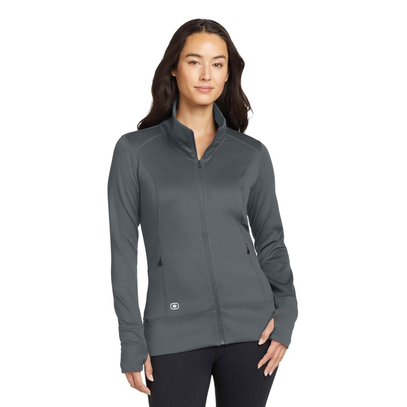 OGIO Women's Fulcrum Full Zip, Gear Grey, Large