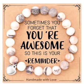 Gyoungt Inspirationl Bracelets for Women Motivational Gifts for Women Ladies Gifts Ideas Gifts for Friends Women Best Friends Womans Gifts for Christmas (Elastic)