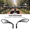 Bike Mirror Adjustable Bike Mirror Handlebar Rearview Mirror Convex Rearview