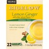Bigelow Lemon Ginger Herbal Tea Keurig K-Cups, 22 Count Box