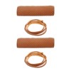 Motorcycle Hand Grip Cover Fiber Simulated Leather Anti Slip Retro