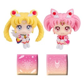MegaHouse - Sailor Moon Cosmos - Look Up - Sailor & Chibi Moon Set with Gift (Net)