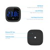 Brifit Aquarium Thermometer Digital, Glue-On Mini Thermometer Aquarium, LED Display