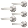 Probrico (5 Pack Door Hardware Dummy Lever Door Handles for
