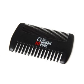 That Urban Edge Wooden Beard Comb for Men | Dual Action Mens Hair Comb for Fine and Coarse Beard Hair | Perfect for Use with Balms and Oils | Beard Comb for Men’s Grooming - For Moustache and Beard