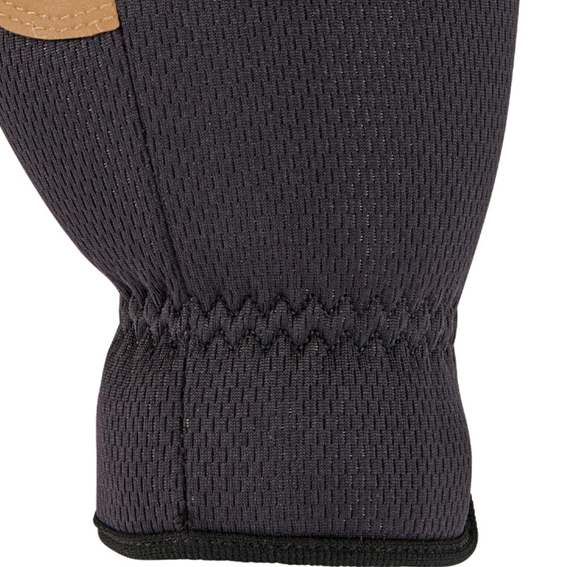 Carhartt Mens Black Barley Open Cuff Gloves Small