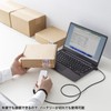 Sanwa Supply BCR-BT1D8W Bluetooth 1D Barcode Reader