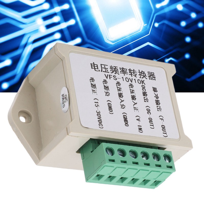 Voltage Frequency Converter Module ABS Housing Signal Conversion Module 0‑10V
