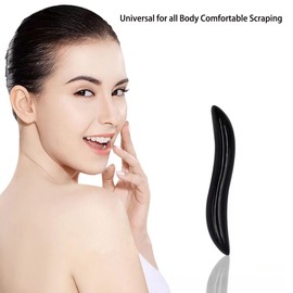 Windfulogo Massage Stones Guasha Roller Obsidian Gemstone Meditation Healing Stick Stone Gua Sha Board for Facial Spa Massage