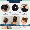 Qunlinta Messy Bun Hair Piece, 2 PCS Hair Buns Scrunchies