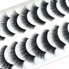 10 Pairs of 3D False Eyelashes, Cat Eye, Natural Artificial