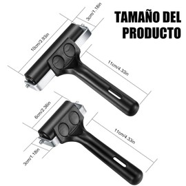 Rodillo de Goma, Rodillo Goma para Linoleo, 2Pcs 6cm y 10cm, Goma Rodillo Pintura, Tinta Rodillo de Pintura Aplicador de Tinta Artesanía Pintura al óleo Estampación Estampación Art Tool (2)