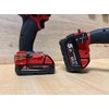 StealthMounts Red Stubby Bit Holder compatible with Miulwaukee M18-2 Pack