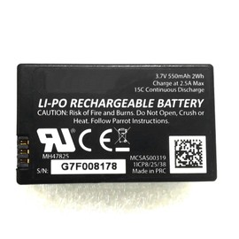 EXMUMCMR G7F008178 Battery, Compatible with Mambo Minidrone Battery for Parrot MiniDrones Mambo, Jumping Sumo &Rolling Spider 15C 3.7V 550mAh 2wh