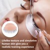 WBCBEC 3 Pairs Replacement Eyelids for Mannequin Head Removable Realistic