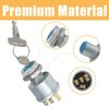 Ez-go Golf Ignition Switch with Key for EZ-GO TXT, Medalist,