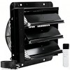 liguanow 12 Inch Shutter Exhaust Fan with Remote Control, 1200