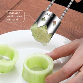 2025 - Herramienta multifuncional de acero inoxidable para quitar núcleos de frutas y verduras