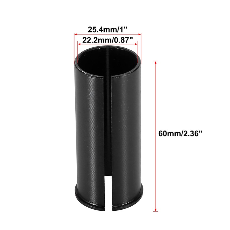 X AUTOHAUX 22.2 to 25.4mm Bicycle Bike Seat Post Tube