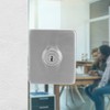 Glass Door Latch, Home Security Stainless Glass Door Lock No