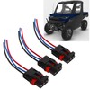 6Pcs Pulse Power Plug Pigtail Connector Harness Replacement for Polaris