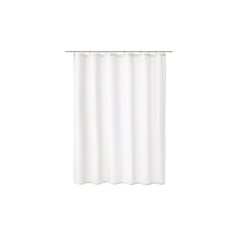 Kleine Wolke Kito Shower Curtain Textile Snow White 120 x