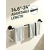 14.6 to 24 Inches No Drill Suction Cup Towel Bar