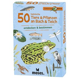 moses. Expedition Natur/Domestic Animals And Plants on Bach and teich| Box of 50 cards | with exciting Quiz Questions