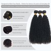 KODRHAR Brazilian Jerry Curly Human Hair Bundles 18 20 22