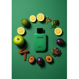 ARIAZ Legend Extrait de Parfum for Men – 3.4 Oz Long Lasting Masculine Scent – Aromatic Fougere with Apple, Bergamot, Ambergris & Patchouli